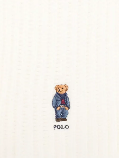 Polo Polo Ralph Lauren με κέντημα κοτλέ με αγκράφα μαύρο