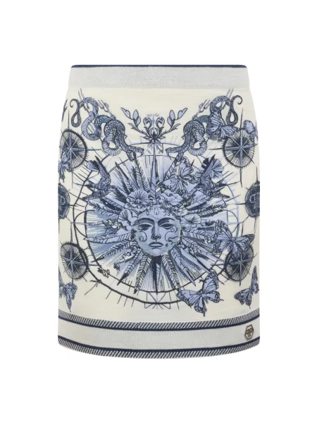 Dzianinowa spódnica mini Philipp Plein