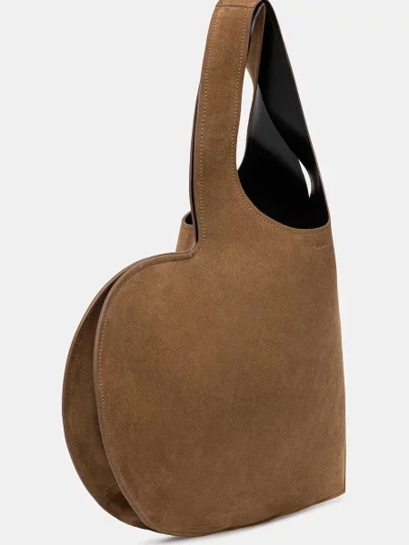 Замшева сумочка Coperni Double Heart