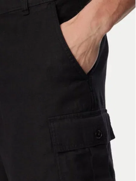Calvin Klein Jeans Szövet rövidnadrág fekete