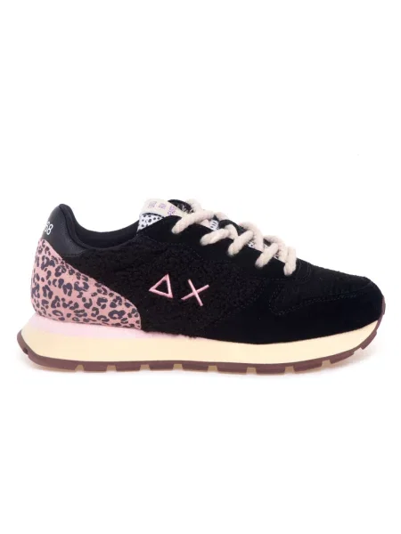 Sneakersy Sun68 zamszowe czarne