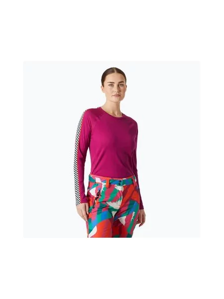 Кофта термічна Helly Hansen Lifa Active Stripe Crew magenta