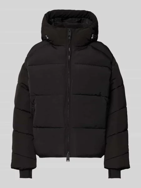 Kurtka pikowana o kroju regular fit z dwustronnym zamkiem błyskawicznym Withblack czarna
