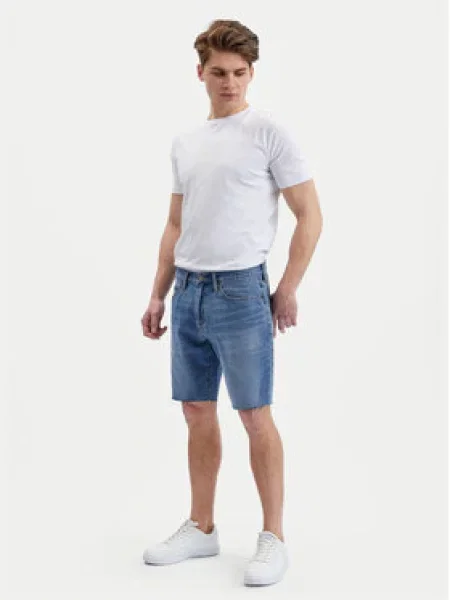 Gap Džínové šortky Straight Fit modrá