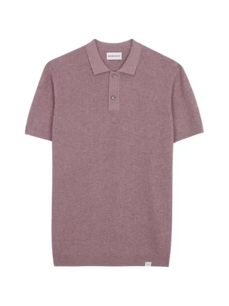 Scurt tricou polo Nowadays tricotate roz