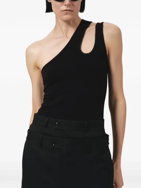 Tílko Bettter na jedno rameno černé