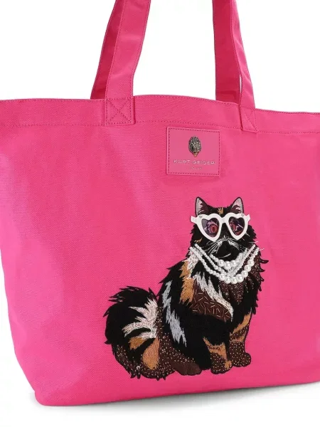 Kurt Geiger London kabelka typu shopper dámska ružová