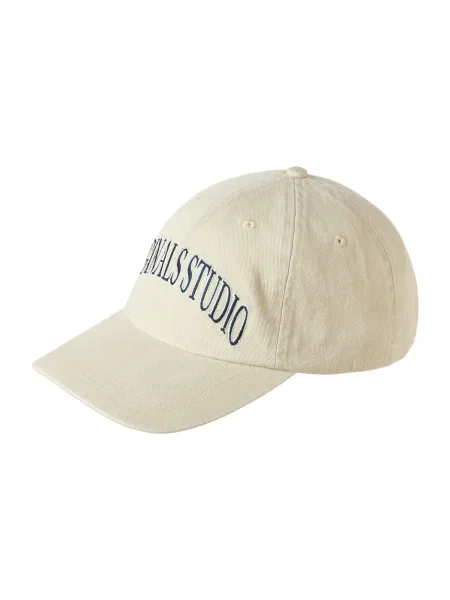 JACK & JONES Șapcă crem / albastru închis alb