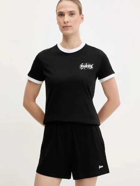 Тениска Guess FRESIA черно