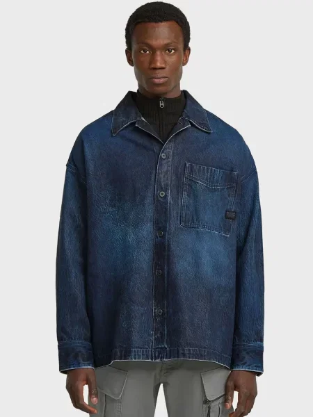 Сорочка G-star Raw синя