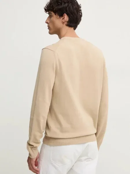 Lacoste sweter beżowy