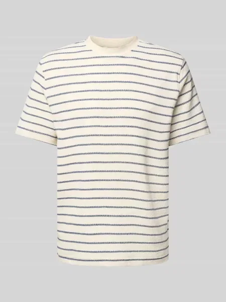 Damski t-shirt o kroju regular fit z mieszanka bawełny model DJANGO' Selected Homme