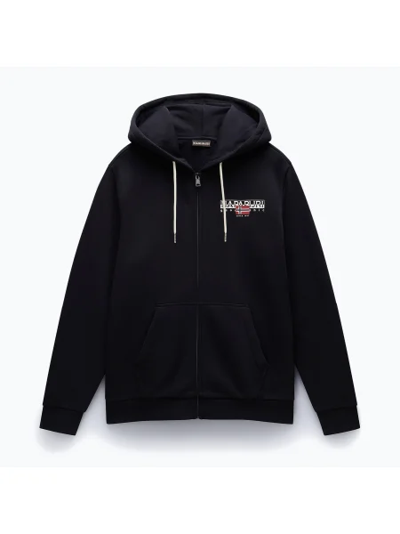 Мъжки суитшърт Napapijri B-Aylmer Full Ziphint black черно