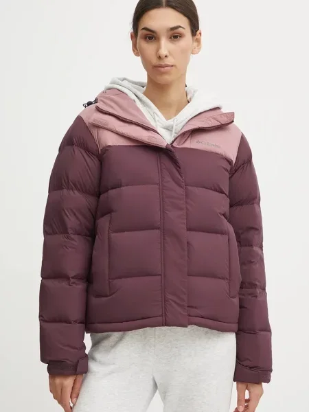 Columbia geaca de puf Bulo Point III Down femei de iarna violet