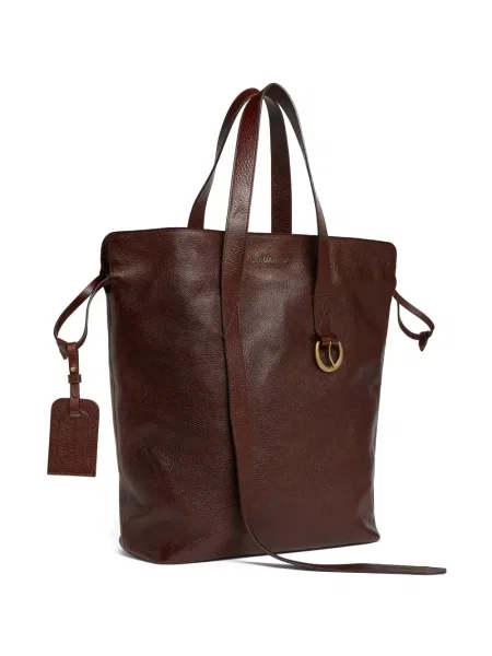 Geantă shopper Dsquared2 din piele maro