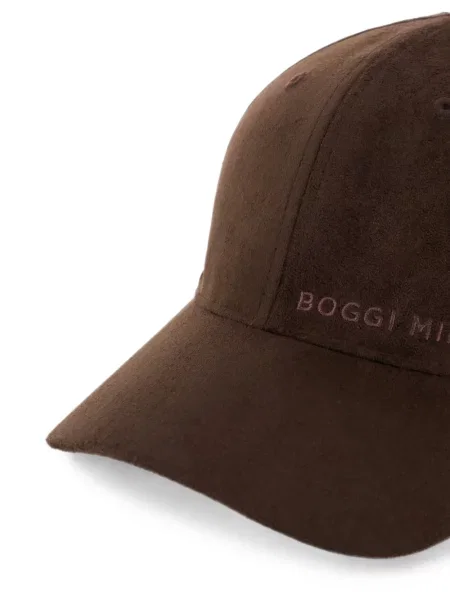Șapcă Boggi Milano din piele de căprioară maro