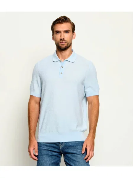 Tricou polo Boss Black negru