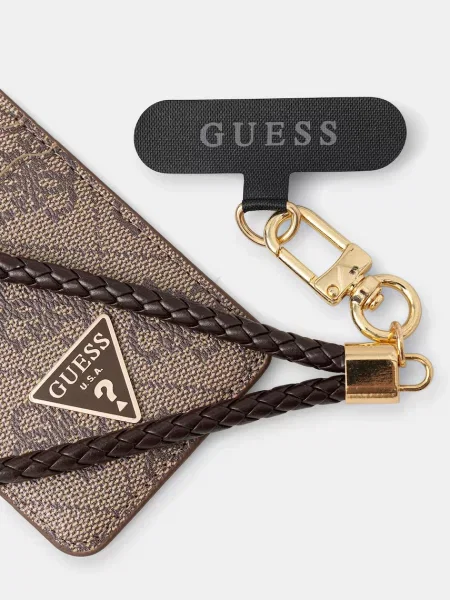 Guess etui za kartice rjava