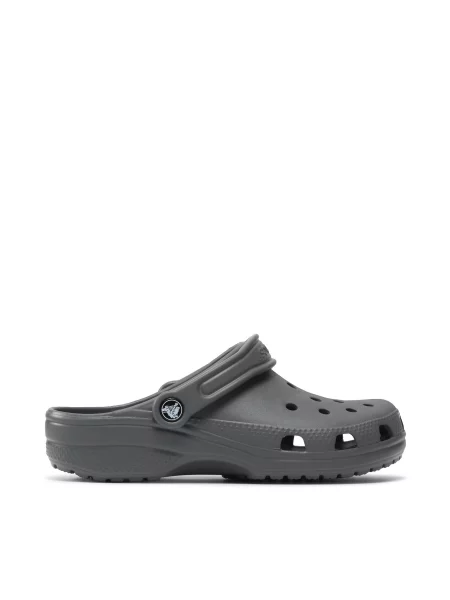 Классические шлепанцы Crocs серые