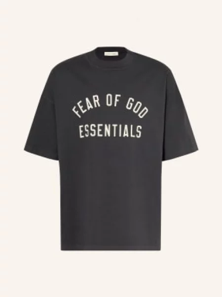 Essentials Fear Of God Tričko Oversize černá