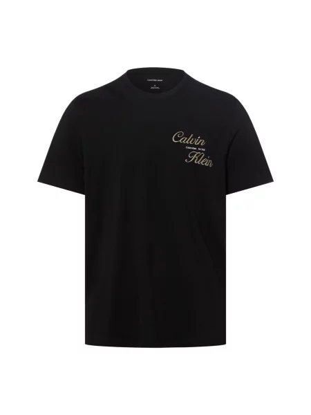 T-shirt Calvin Klein Jeans Ss Eu Calvin Klein Resrt Graphic Tee Black S czarna