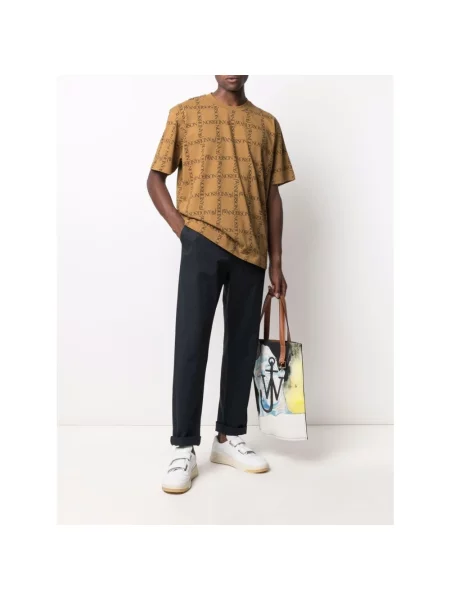 Koszulka Jw Anderson z logo brązowa