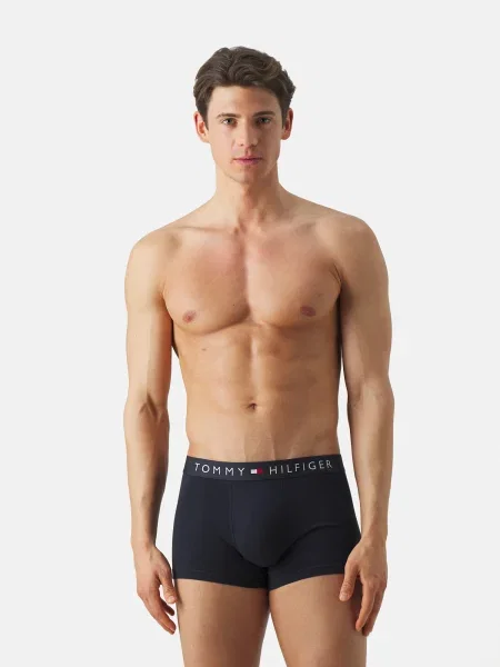 Tommy Hilfiger Underwear Bokserice mornarsko plava / crvena bijela