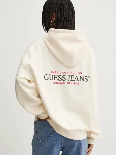 Guess Jeans bluza beżowa
