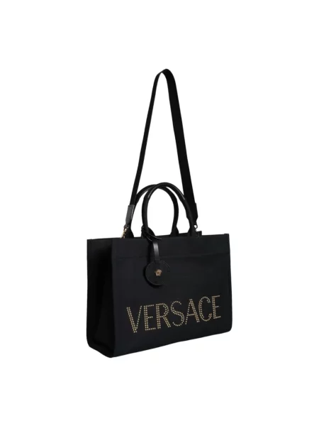 Torebka Versace skórzana czarna