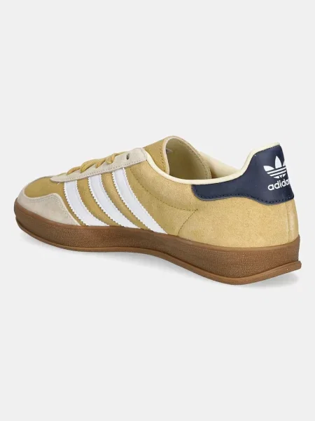 Semišové sneakers boty adidas Originals Gazelle Indoor žlutá