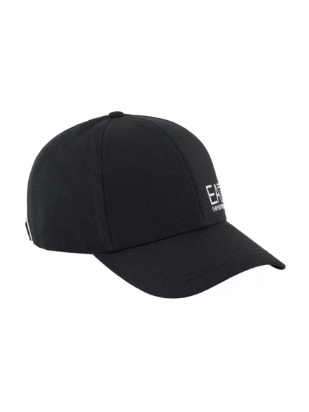 Czapka z daszkiem Emporio Armani TrainCore IdentityLogo black/white biała