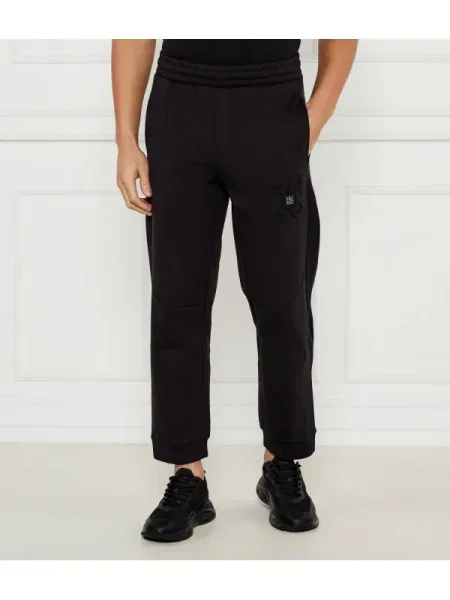 HUGO Jogger nadrág Debospant | Straight fit fekete