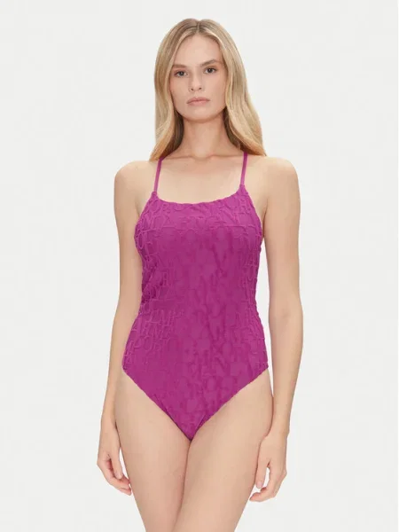 Emporio Armani Бански костюм розов