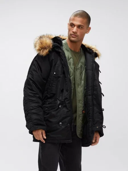 Alpha Industries HERITAGE Парка чорний