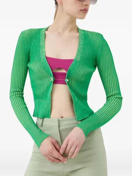 Cardigan Beatrice B tricotate verde