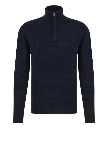 WE Fashion Pulover marin albastru