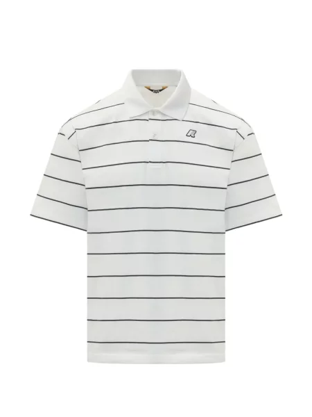 Tricou polo K-way alb