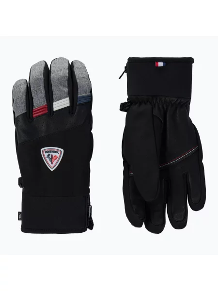 Mănuși de schi pentru bărbați Rossignol Strato R-Shell Dry heather grey gri