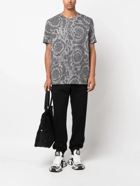Marškinėliai Versace pilka