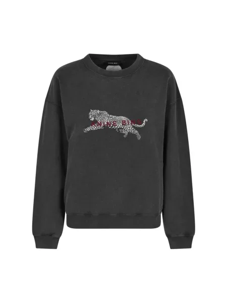 Bluza Anine Bing w panterkę czarna