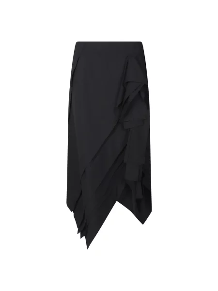 Spódnica midi Bottega Veneta czarna
