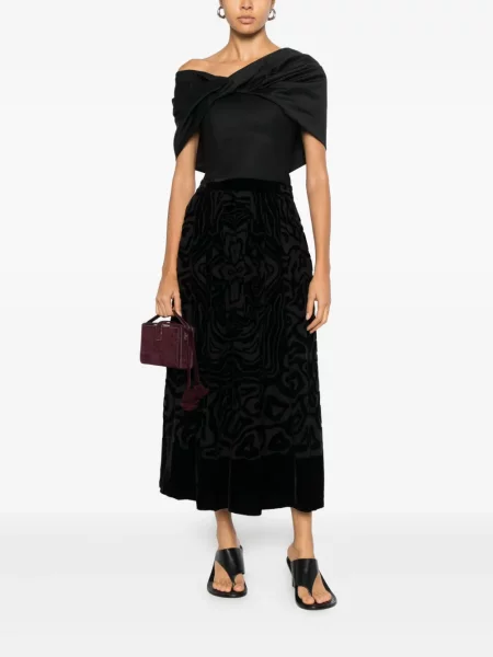 Fustă Ulla Johnson negru