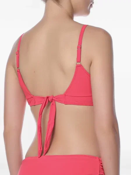 Top Gottex cu volane roz