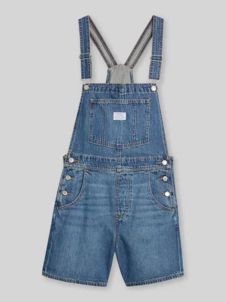 Kombinezon z denimu Levi's niebieski