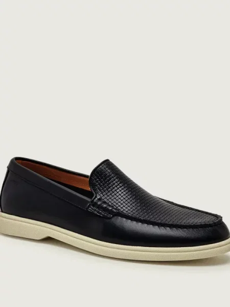 Pantofi loafer Boss Black negru