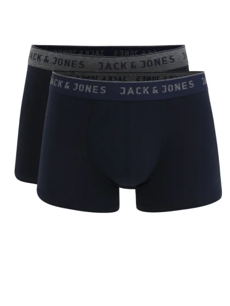 JACK & JONES Boxeri Vincent bleumarin / gri amestecat albastru