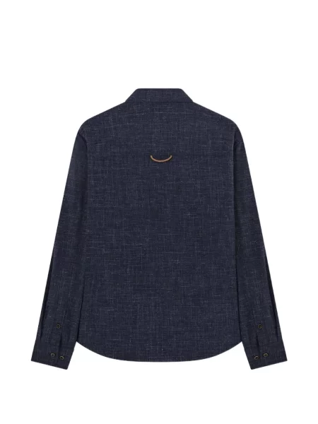 Lung tricou polo Retori albastru
