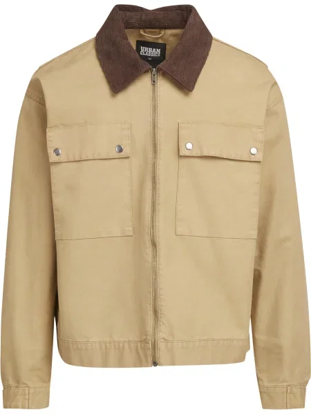 Urban Classics Geacă de primăvară-toamnă / maro bej