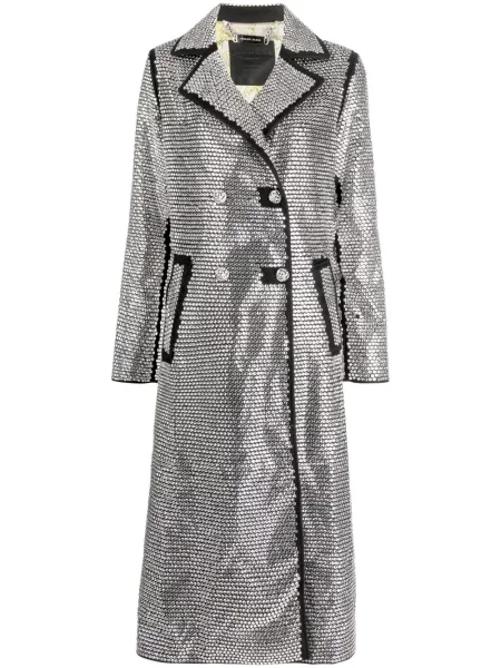 Palton Philipp Plein de cristal negru