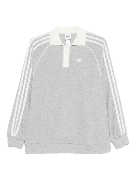 Bouclé kalhoty Adidas zelené